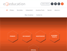 Tablet Screenshot of e4education.co.uk